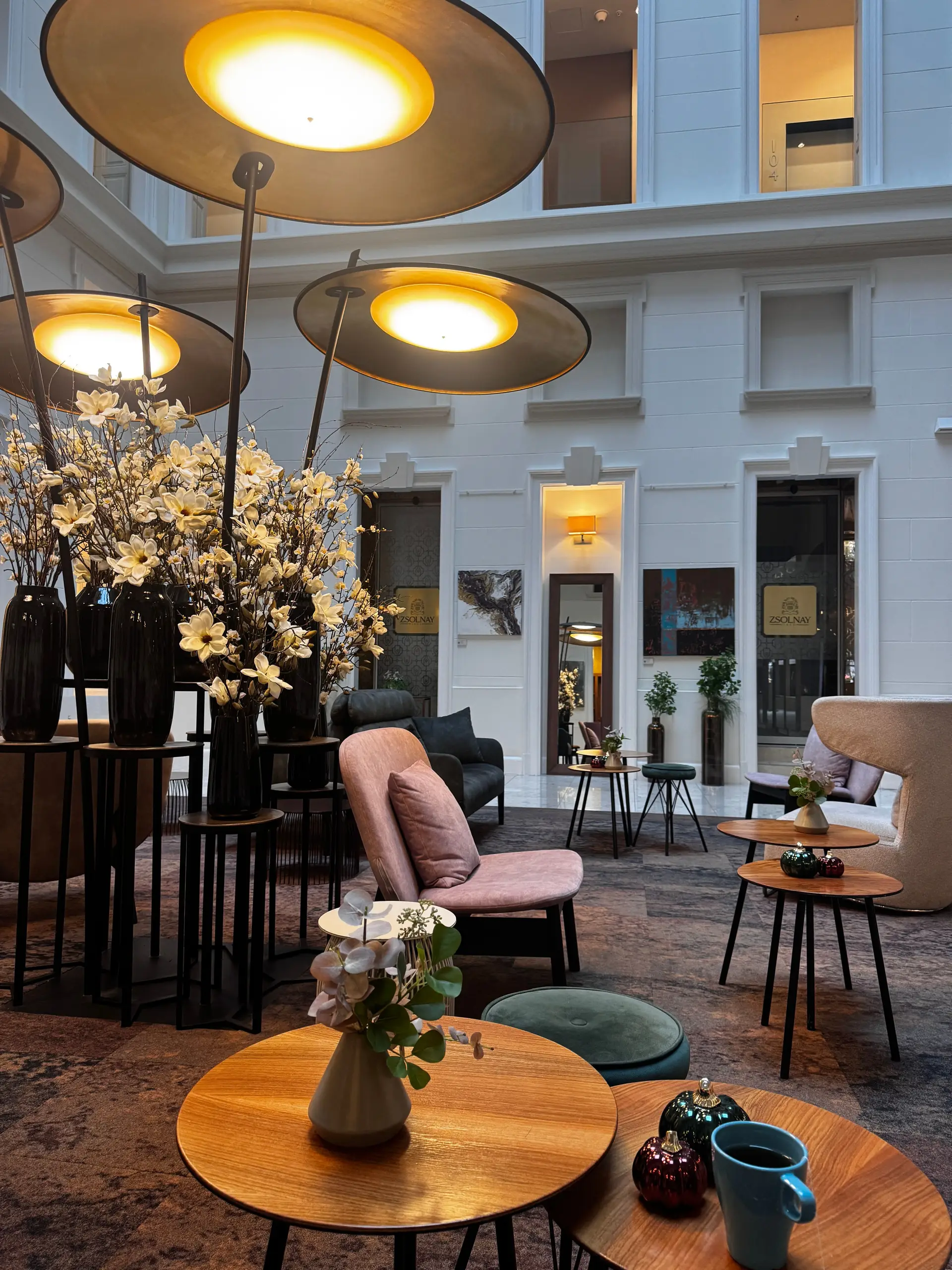 MorvessanobleHaven elegáns szállodai előcsarnoka